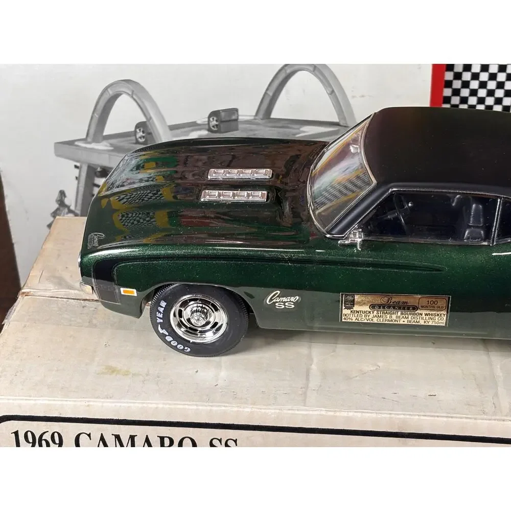 Jim Beam 1969 Chevrolet Chevy Camaro SS Dark Green Forest Empty Decanter